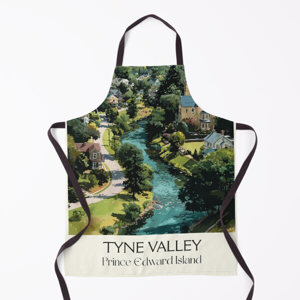 Item preview, Tyne Valley Prince Edward Island | Countryside Village Poster designed and sold by TuncGK.
