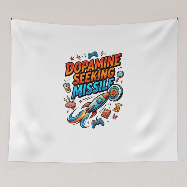 Item preview, Dopamine Seeking Missile ADHD Energy designed and sold by Quillway.