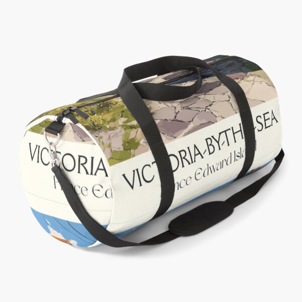 Item preview, Victoria-by-the-Sea Prince Edward Island | Coastal Village Street Poster designed and sold by TuncGK.