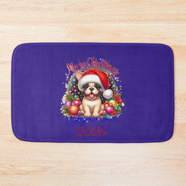 Item preview,  (Title)Joyeux Noël 2026 - French Bulldog Puppy Merry Christmas T-Shirt - Cadeau Chien Mignon designed and sold by ChaosCoffee.