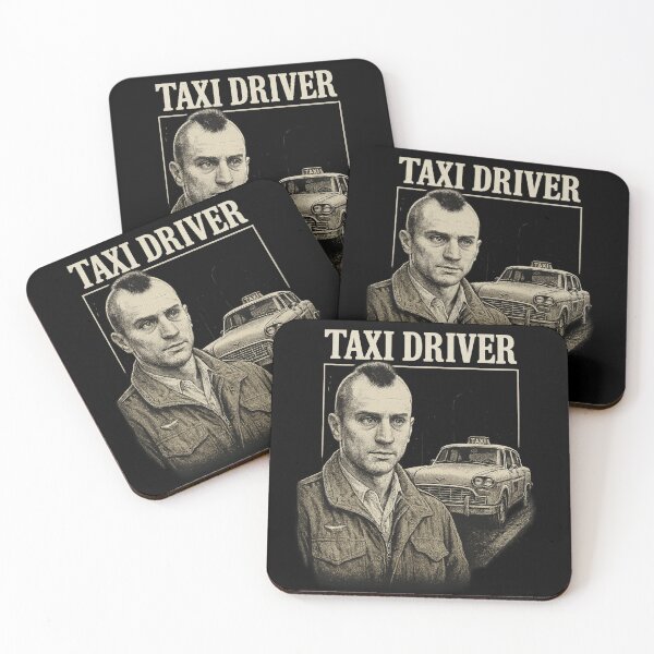 Item preview, Taxi Driver – Travis Bickle Vintage Illustration designed and sold by EternalVibes™.