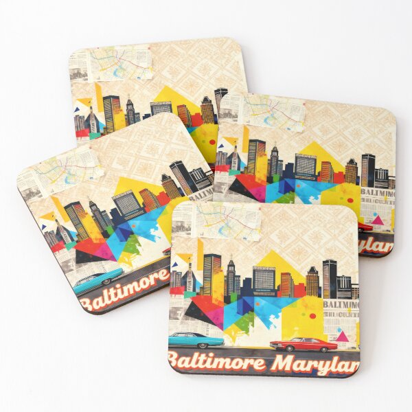 Item preview, baltimore skyline designed and sold by BekimART2.