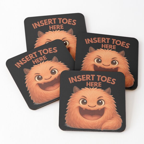 Item preview, Fluffy Cute Monster - Insert Toes Here designed and sold by I AM BRO.