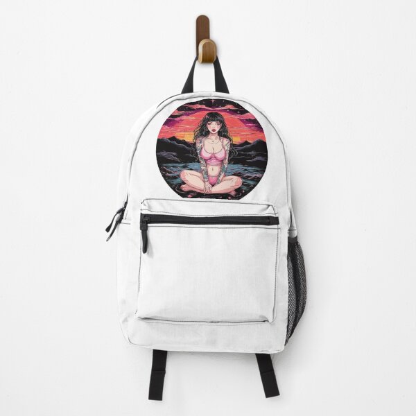 Item preview, Meditating Girl. Yoga. Tattooed Woman. Sunset. Meditation designed and sold by PeasyEasy.