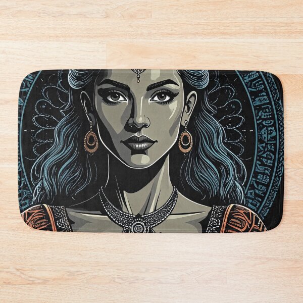 Item preview, Portrait of flamenco dancer with swirling hair designed and sold by Boxing Kangaroo Retail Company.