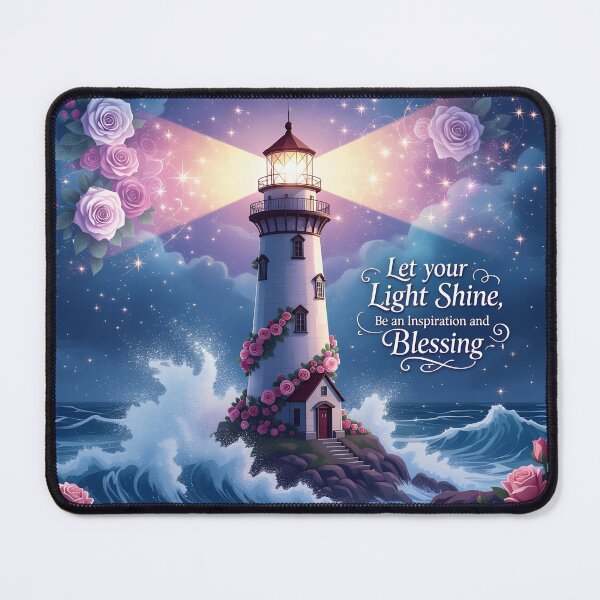 Item preview, Lighthouse and beautiful roses, be an inspiration to the world designed and sold by Magixa.