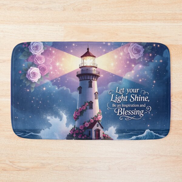 Item preview, Lighthouse and beautiful roses, be an inspiration to the world designed and sold by Magixa.