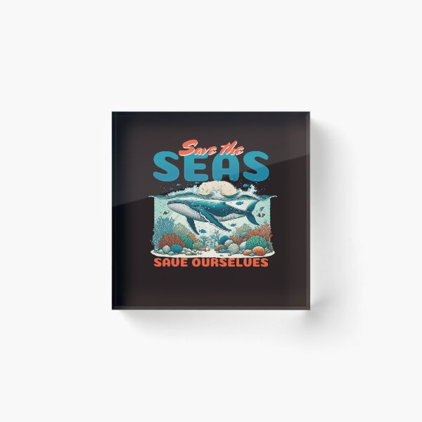 Item preview, Save The Seas: Marine Conservation Whale designed and sold by finkelart.