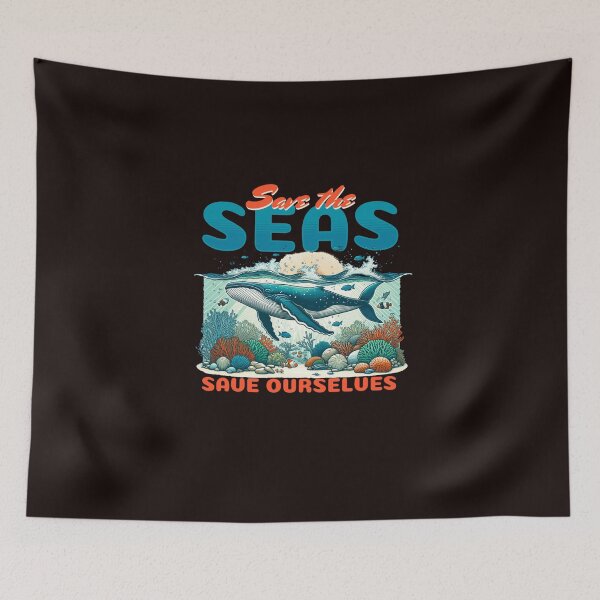 Item preview, Save The Seas: Marine Conservation Whale designed and sold by finkelart.