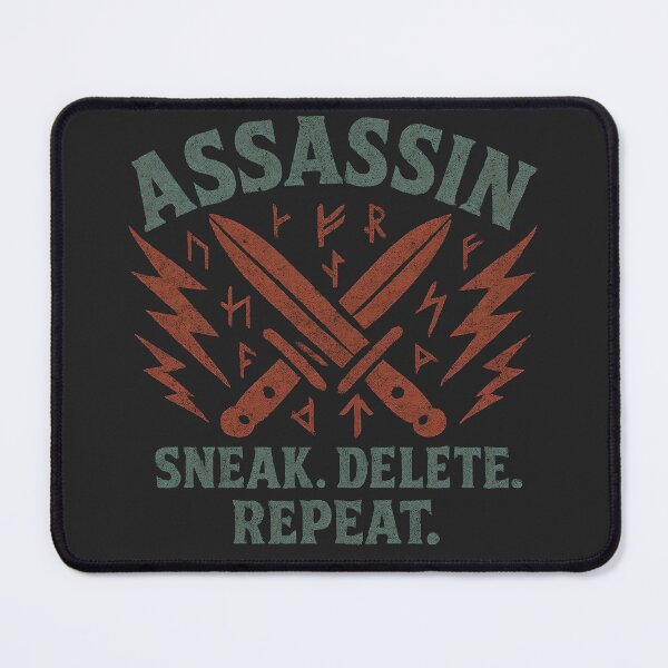Item preview, Pixel Assassin Emblem – RPG Stealth Crit Specialist Gaming Art designed and sold by GitGudGear.