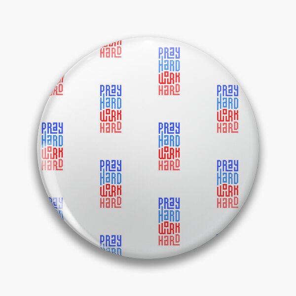 Item preview, Pray Hard, Work Hard  designed and sold by Koumudi Luxe Studio.