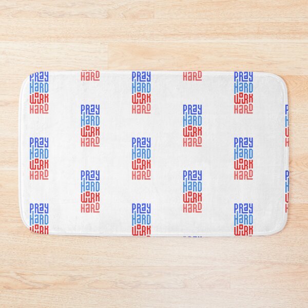 Item preview, Pray Hard, Work Hard designed and sold by Koumudi Luxe Studio.