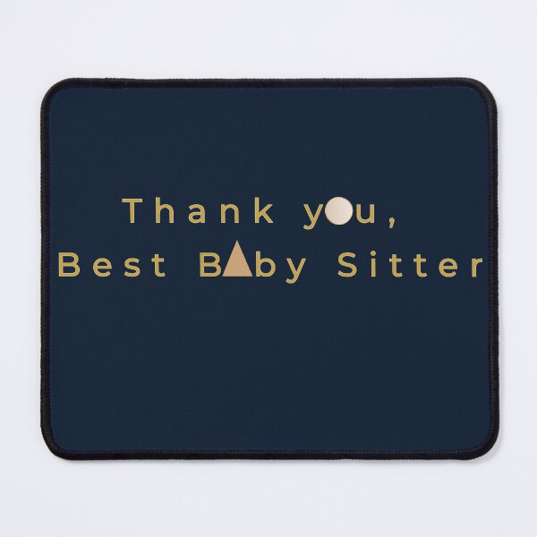 Item preview, Thank You Best Baby Sitter – Elegant Gold Appreciation Gift (Christmas / Thanksgiving / Year-End) designed and sold by RISE Creations.