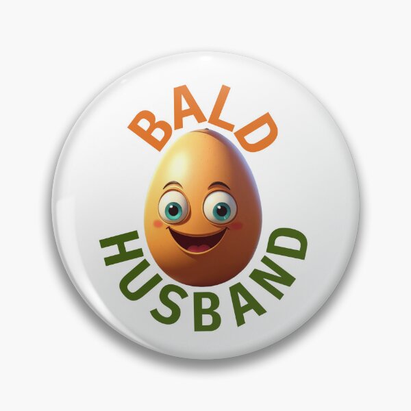 Item preview, Bald Husband sticker  designed and sold by AYE Boutique.