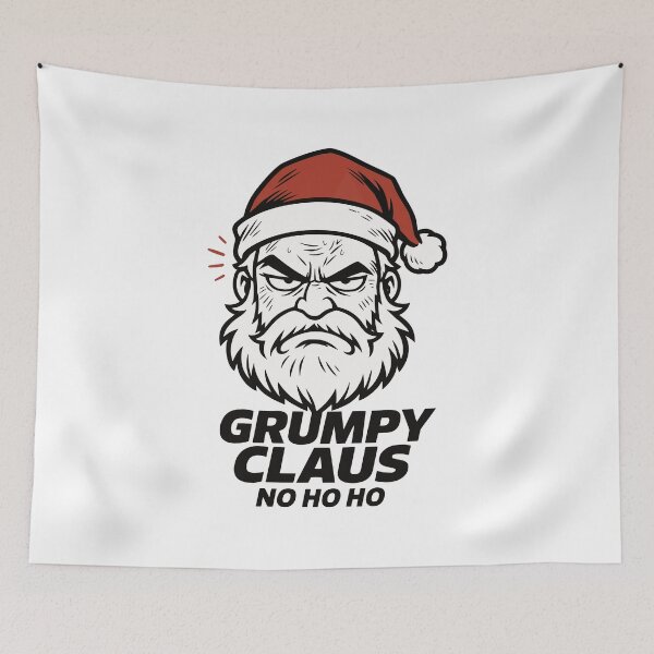 Item preview, Grumpy Claus No Ho Ho designed and sold by SnappyPNG.