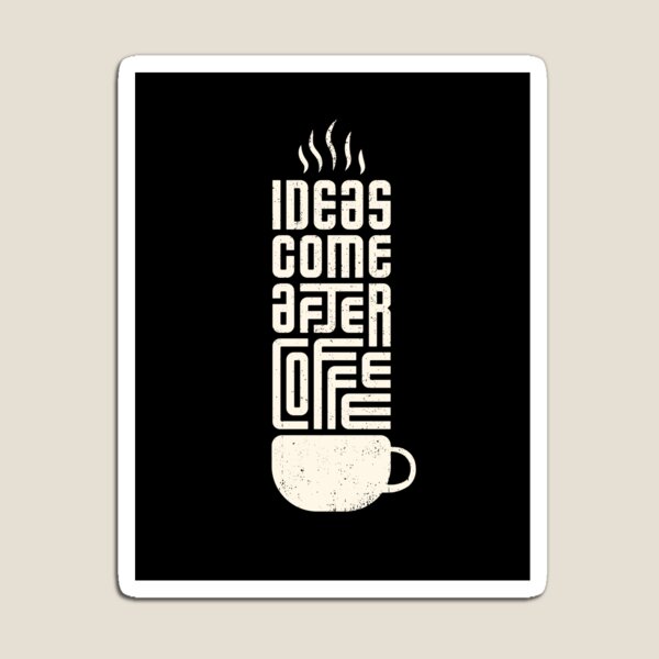 Item preview, Ideas Come After Coffee ☕ designed and sold by Koumudi Luxe Studio.