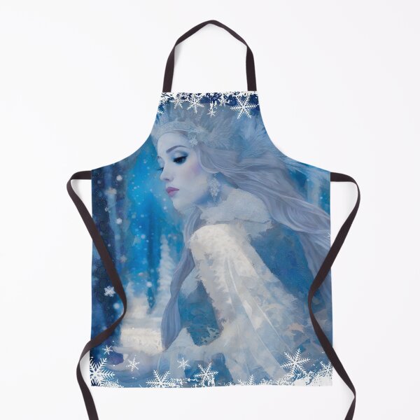 Item preview, Enchanted Snow Queen in Winter Forest - Fantasy Ice Princess Art designed and sold by Sandy Richter.
