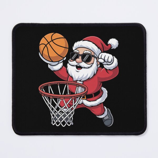 Item preview, Christmas Santa Claus Dunking A Basketball Boys Kids designed and sold by Dabbing Turtle Designs.