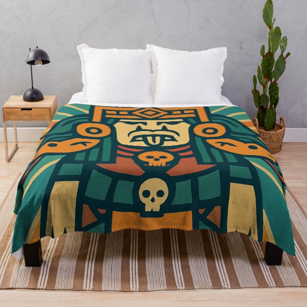 Item preview, Coatlicue Aztec Goddess - Geometric Art Deco Poster designed and sold by JonelleTshirts.