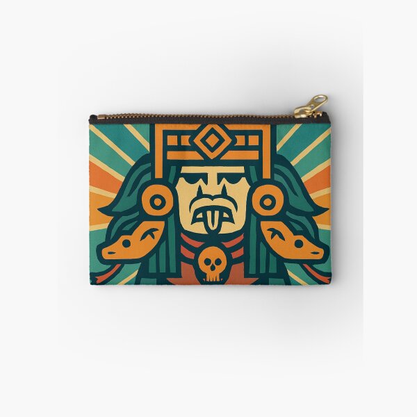 Item preview, Coatlicue Aztec Goddess - Geometric Art Deco Poster designed and sold by JonelleTshirts.