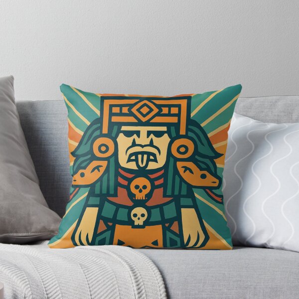 Item preview, Coatlicue Aztec Goddess - Geometric Art Deco Poster designed and sold by JonelleTshirts.