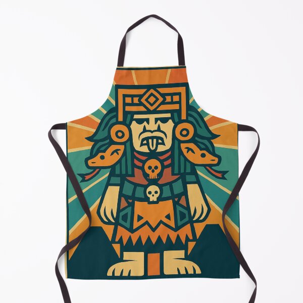 Item preview, Coatlicue Aztec Goddess - Geometric Art Deco Poster designed and sold by JonelleTshirts.