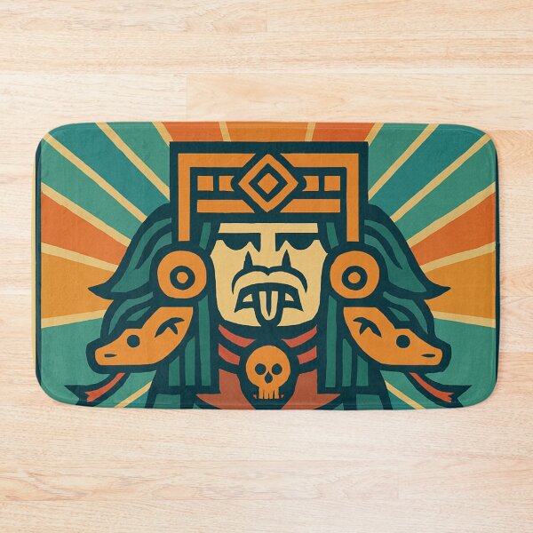 Item preview, Coatlicue Aztec Goddess - Geometric Art Deco Poster designed and sold by JonelleTshirts.