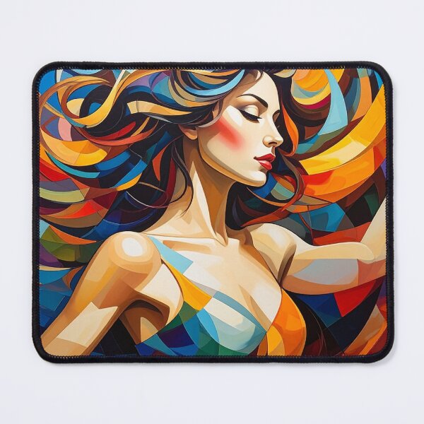Item preview, Portrait of flamenco dancer with swirling hair designed and sold by Boxing Kangaroo Retail Company.