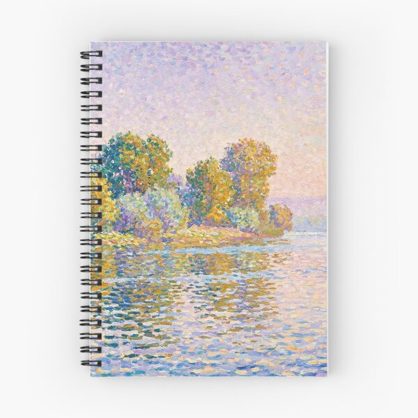 Item preview, Gemini Pointillist Sunrise Over Water designed and sold by LumAIere.com.