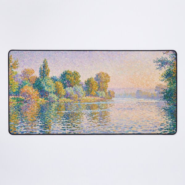 Item preview, Gemini Pointillist Sunrise Over Water designed and sold by LumAIere.com.