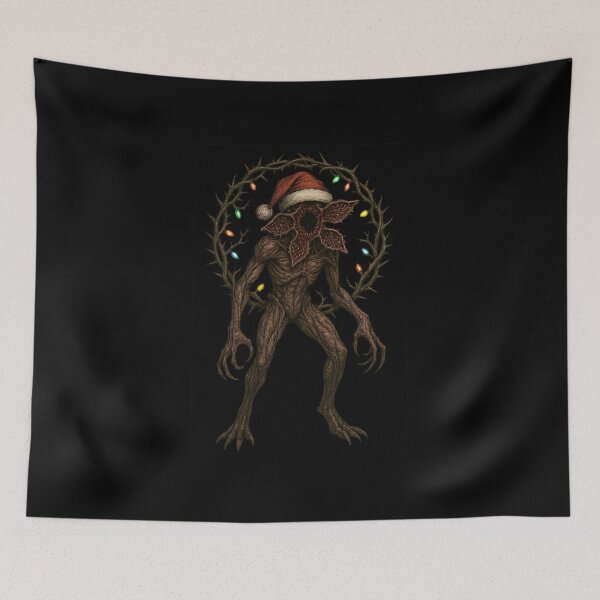 Item preview, Christmas Demogorgon Monster Holiday Horror Art designed and sold by Sonic Nova Studios.