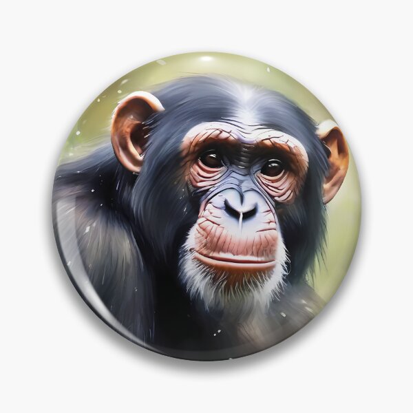 Item preview, Chimpanzee in Forest designed and sold by CalmnessbyChoice.