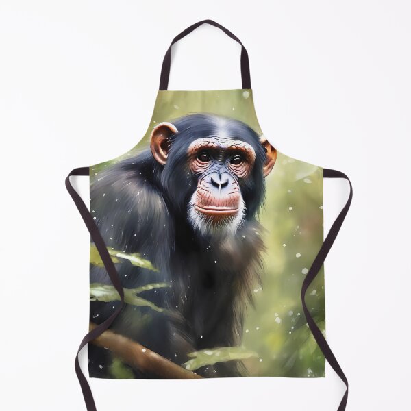 Item preview, Chimpanzee in Forest designed and sold by CalmnessbyChoice.
