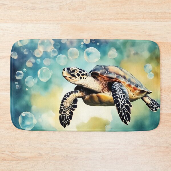 Item preview, Turtle with Bubbles designed and sold by CalmnessbyChoice.
