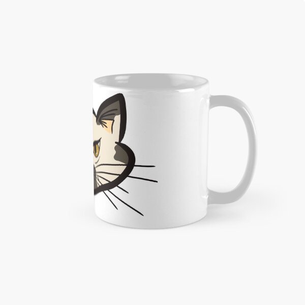 Item preview, Black & White Spotted Cat designed and sold by freya_pip_creates.