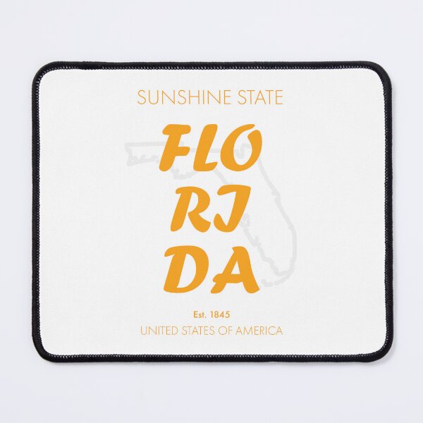 Item preview, FLORIDA TRAVEL ART – Modern Typographic Travel Design designed and sold by MarkedArtPrints.
