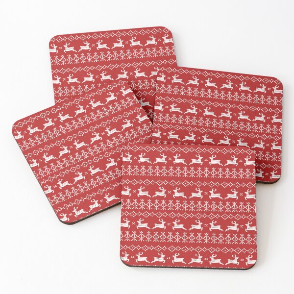 Item preview, Red Yule Sweater with Protection Runes designed and sold by Morrison Witchery.