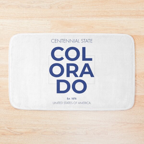 Item preview, COLORADO TRAVEL ART – Modern Typographic Travel Design designed and sold by MarkedArtPrints.