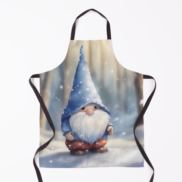Item preview, Blue Gnome in Snow designed and sold by CalmnessbyChoice.