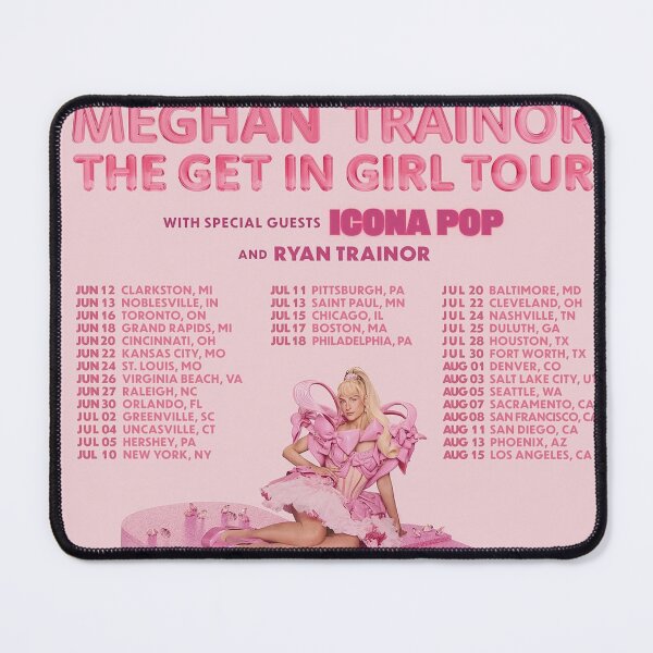 Item preview, Meghan The Get in Girl Tour dates 2026 isengin designed and sold by LUKS34.