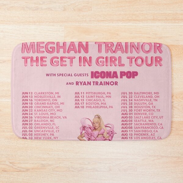 Item preview, Meghan The Get in Girl Tour dates 2026 isengin designed and sold by LUKS34.