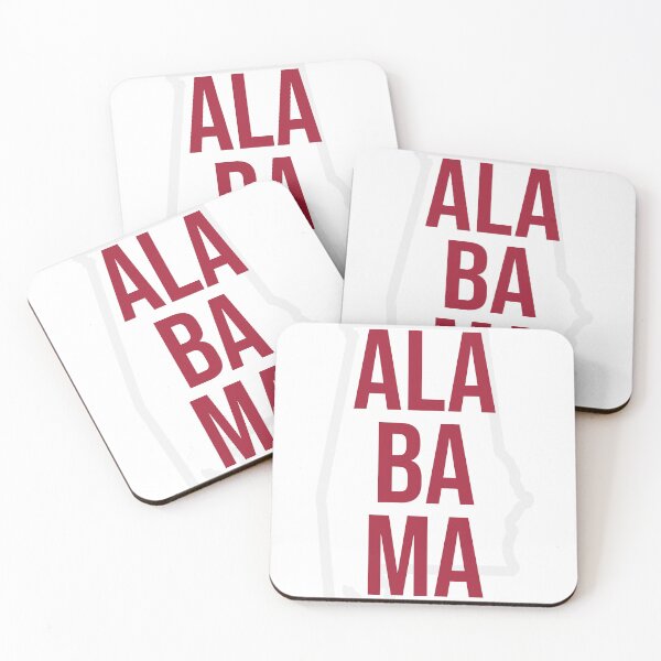 Item preview, ALABAMA TRAVEL ART – Modern Typographic Travel Design designed and sold by MarkedArtPrints.