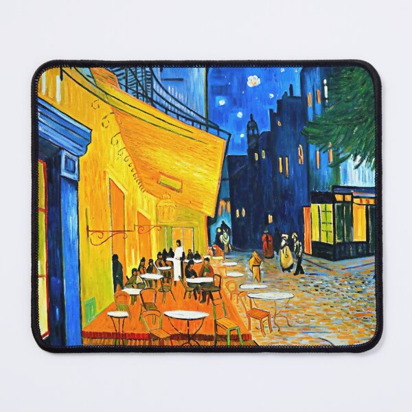Item preview, Café Terrace at Night (1888) – Vincent van Gogh Art Print designed and sold by ImgPrint.