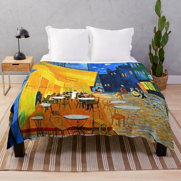 Item preview, Café Terrace at Night (1888) – Vincent van Gogh Art Print designed and sold by ImgPrint.