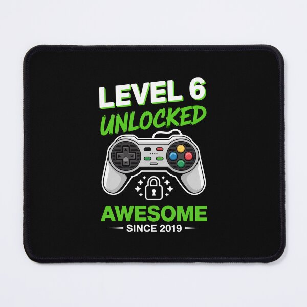 Item preview, Level 6 Unlocked – Awesome Since 2020 – 6th Birthday Gaming Design designed and sold by Gogetgiggles.