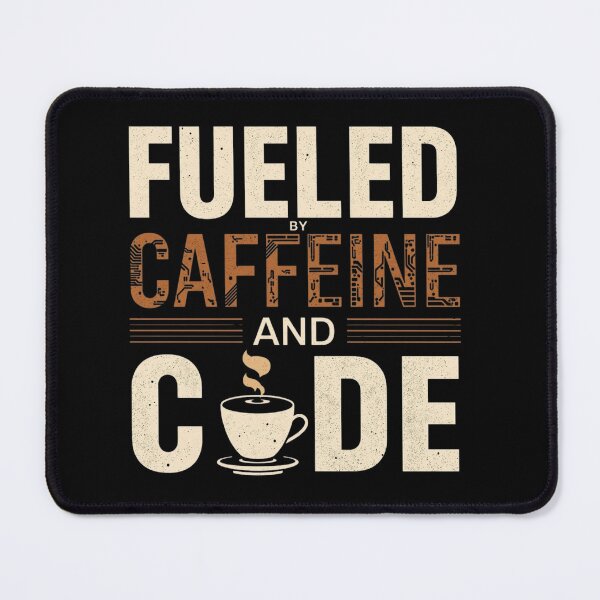 Item preview, Fueled by caffeine and code - coffee loverful design designed and sold by Happyhoo1.