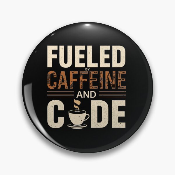 Item preview, Fueled by caffeine and code - coffee loverful design designed and sold by Happyhoo1.