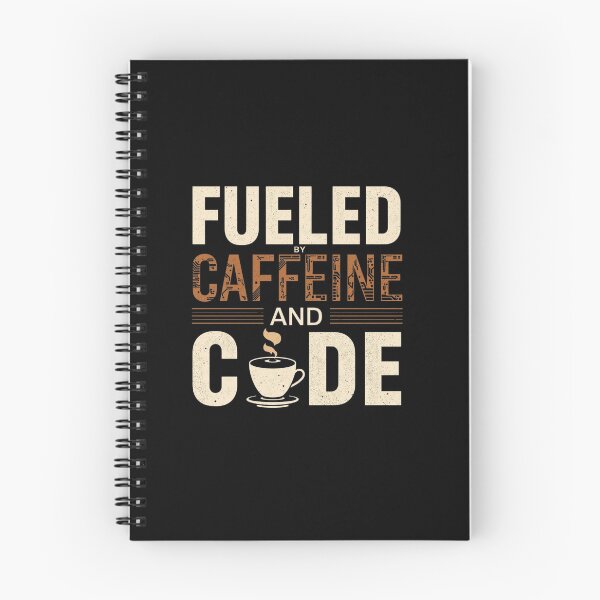 Item preview, Fueled by caffeine and code - coffee loverful design designed and sold by Happyhoo1.