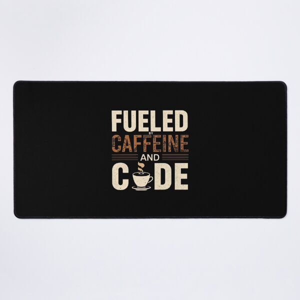 Item preview, Fueled by caffeine and code - coffee loverful design designed and sold by Happyhoo1.