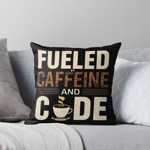 Item preview, Fueled by caffeine and code - coffee loverful design designed and sold by Happyhoo1.